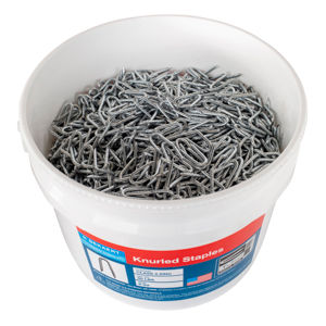 Bekaert 1.25" 9 ga Knurled (C3 DOT) Staples (50 lb bucket)