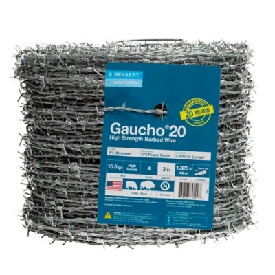 Gaucho®15.5 ga 4-point 3" spacing High Tensile Barbed Wire