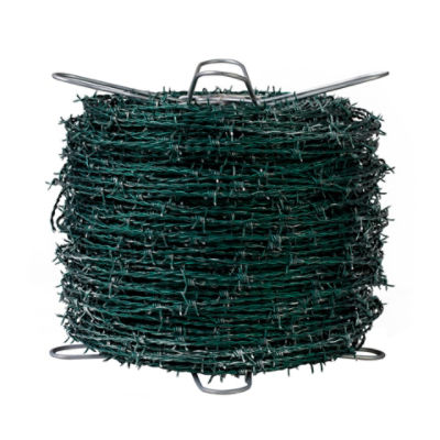 Cattleman® Pro 40 14 ga 4-Point 5" Spacing Green High Tensile Barbed Wire