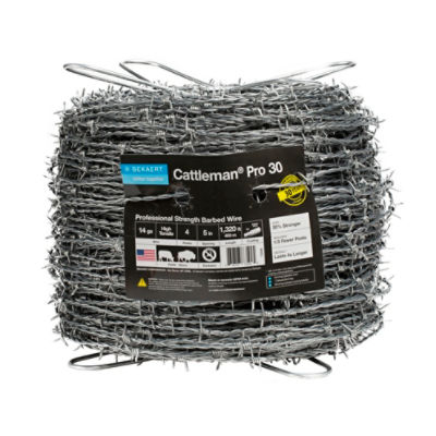 Cattleman® Pro 30 14 ga 4-Point 5" Spacing High Tensile Barbed Wire