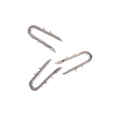 Bekaert 1.75" 8 ga Double Barbed Staples (50 lb bucket)