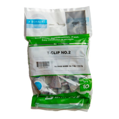 Gripple T-Clip 2-Barbed Wire (10-count bags)