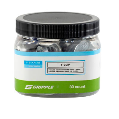 Gripple T-Clip (30-count tub)