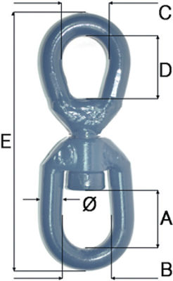 Blueline® Forged Eye-Eye Swivels – ST Model