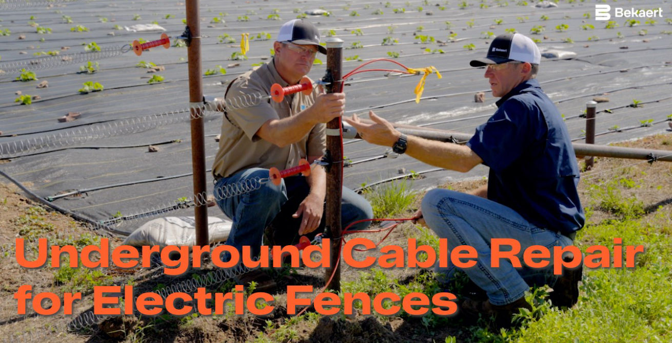 Underground Cable Repair for Electric Fences