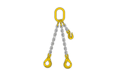 2 Leg Chain Sling - Grade 80, 2m