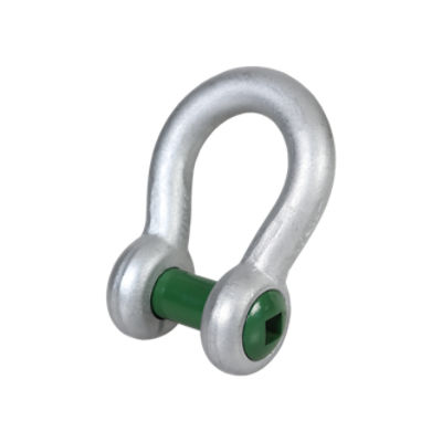 Green Pin® Bow Shackle - Sunken Hole (Flush Pin)