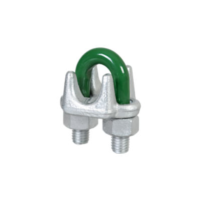 Heavy Pattern Wire Rope Grips – Green Pin hot dip galvanised forged grips