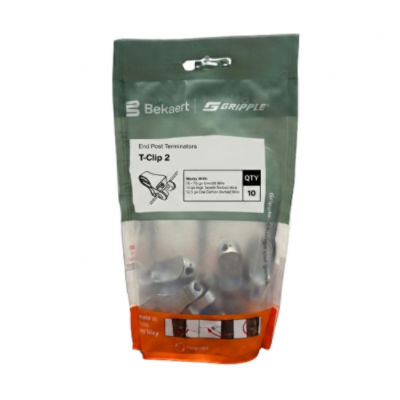Gripple T-Clip 2-Barbed Wire (10-count bags)