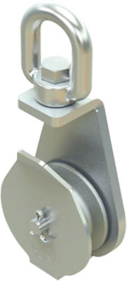 Stainless Steel Open Side Pulley Blocks – with Swivel Oval Eye