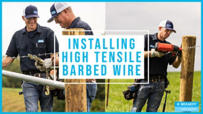 How to Install Barbed Wire Fence
