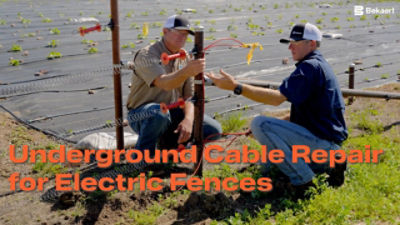Underground Cable Repair for Electric Fences