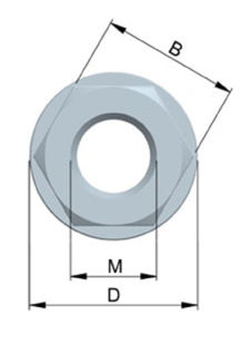 DIN Collar Nuts to Suit RUD VLBG-PLUS Bolts