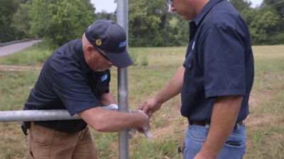 Build a Pipe H-Brace for your Fence