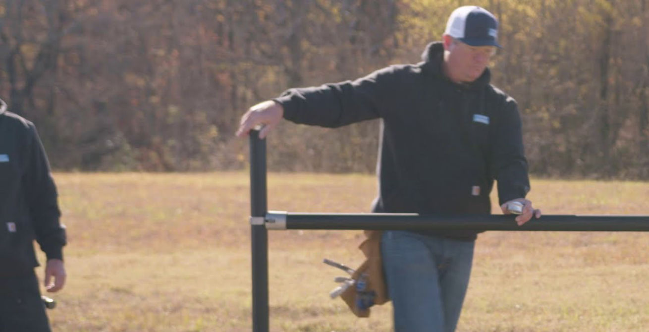 How to install a H Pipe Brace using Bekaert’s Fence Bullet Kit