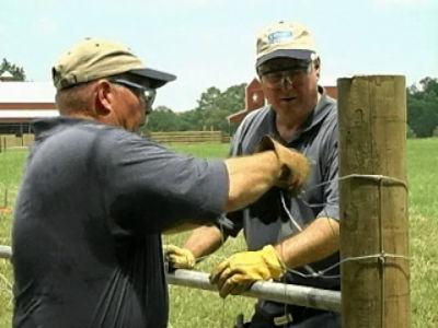 How to Install Fixed Knot Fence