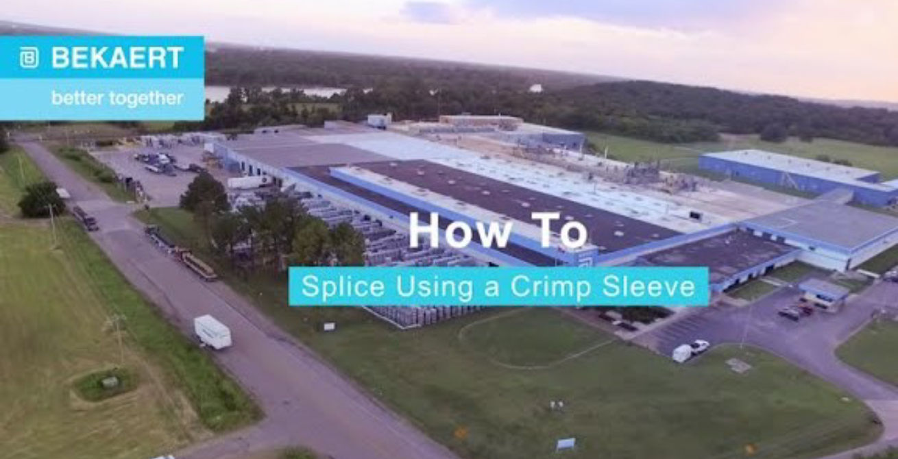How to Make a Splice or Fence Repair on Smooth Wire using Crimp Sleeves