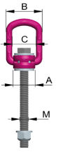 Load Rings – RUD VLBG-PLUS VARIO with Long Bolt