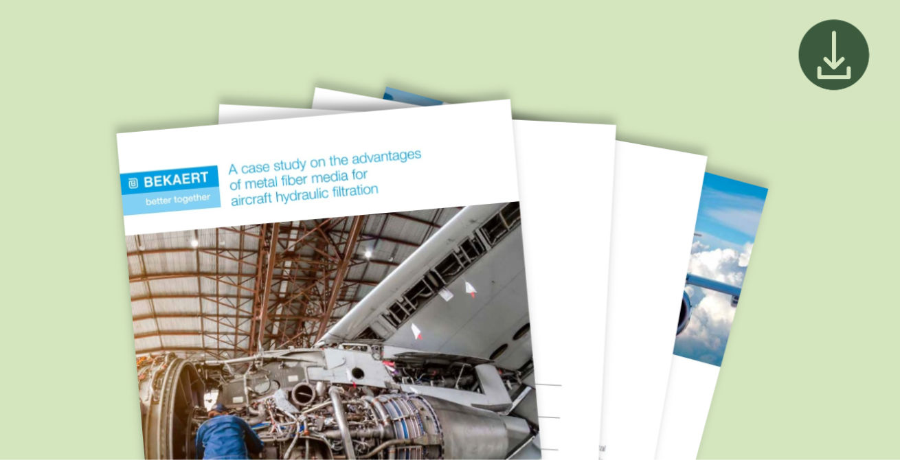 Advantages of metal fiber media for aircraft hydraulic filtration