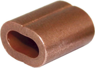 Copper Hand Swage Ferrule - Bright Finish