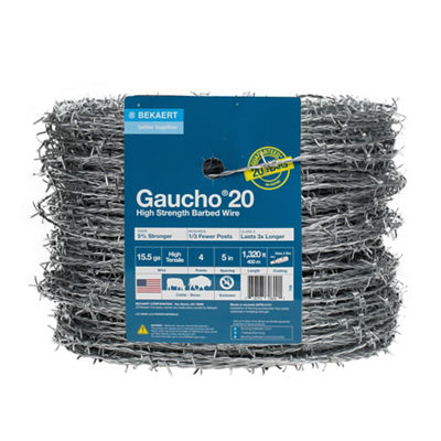 Gaucho® 20 15.5 ga 4-Point 5" Spacing High Tensile Barbed Wire