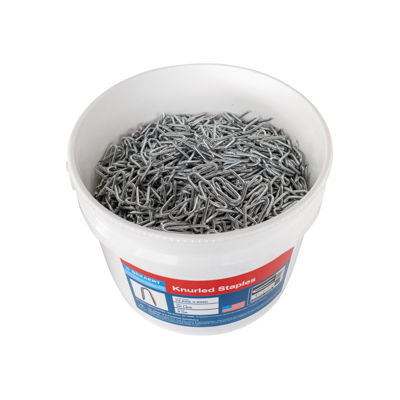 Bekaert 1.25" 9 ga Knurled (C3 DOT) Staples (50 lb bucket)