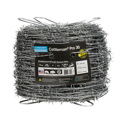 Cattleman® Pro 30 14 ga 4-Point 5" Spacing High Tensile Barbed Wire