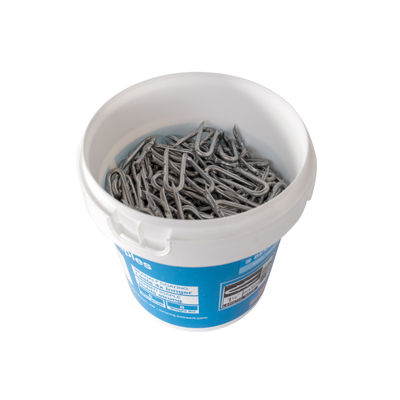 Bekaert 1.5" 8 ga Double Barbed Staples (8 lb bucket)