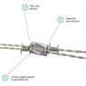 Gripple Plus High Tensile Barbed Gripple (10-count bag)