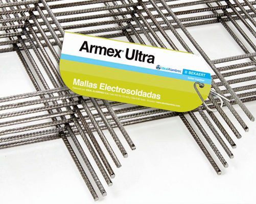 Rubro Malla Armex R-158 electrosoldada 15x15x5.5mm. Hormigón simple