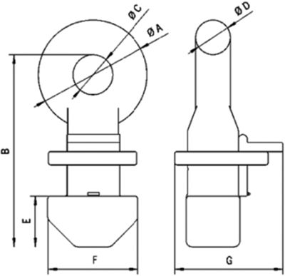 Camlok CLT Top Lifting Container Lugs