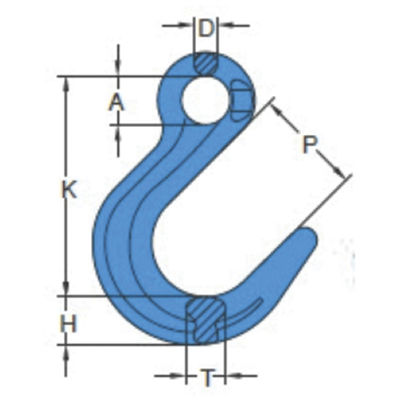 Grade 100 Eye Foundry Hook