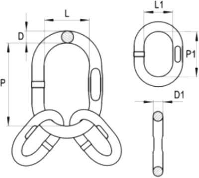 Grade 100 Master Link Assemblies – Small Droppers