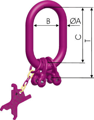 Grade 120 Master Link to suit 2 Leg Slings - IAK-RG-2