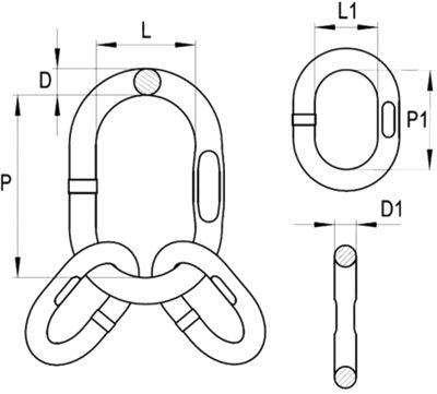 Grade 80 Master Link Assemblies - Small Droppers
