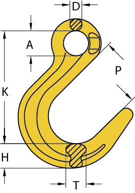 Grade 80 Eye Foundry Hook