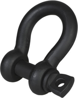Green Pin® Black Theatre Bow Shackles – Screw Collar Pin