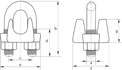 Hot Dip Galvanised Forged Grips* to EN13411-5 Type B