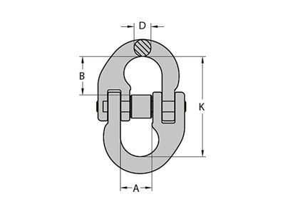 Grade 80 Connecting Link – Dacromet® Protection