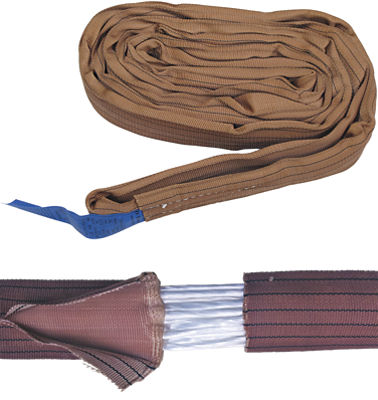 Polyester Round Slings Double Skin – Brown 6T WLL