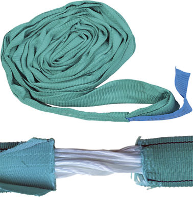 Polyester Round Slings Double Skin – Green 2T WLL