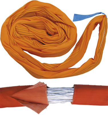 Polyester Round Slings Double Skin – Orange 20T WLL