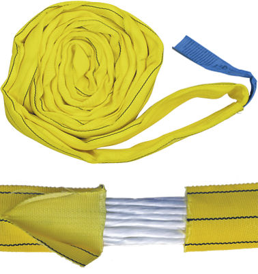 Polyester Round Slings Double Skin- Yellow 3T WLL