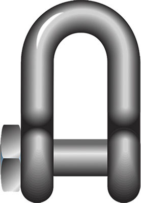 Self Colour Dee Trawl Shackles – Square Head Screw Pin