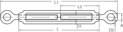 Turnbuckles – Eye & Eye