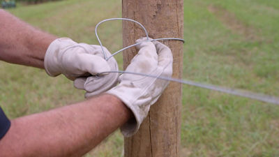 How to Tie a Slip Knot with High Tensile Wire