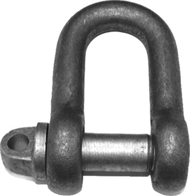 Self Colour Mild Steel Large Dee Shackles - Screw Pin
